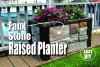 DIY Easy Crafts Faux Stone Raised Planter.jpg